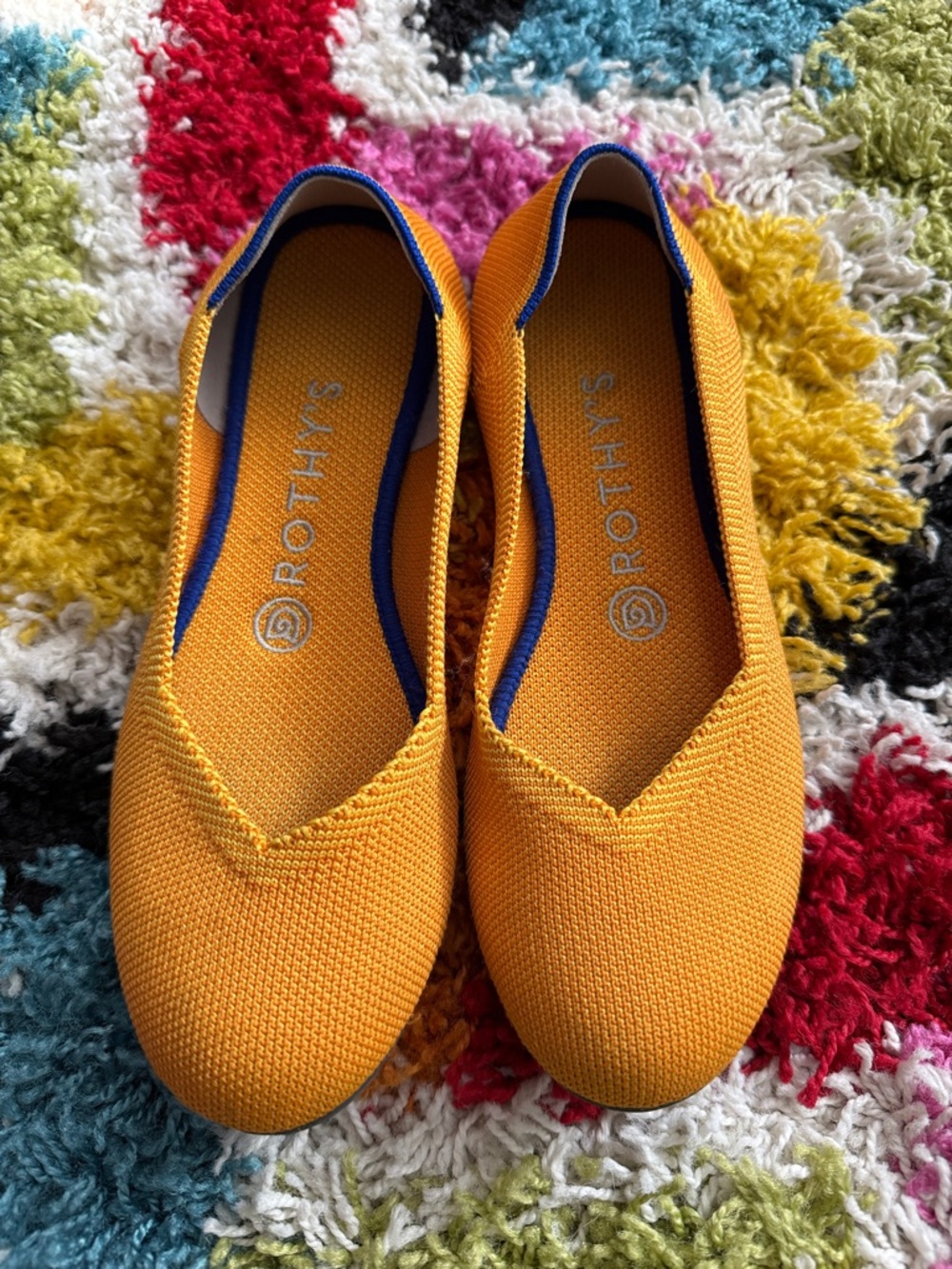 Rothy's Women's Daily Flat in Mustard Yellow